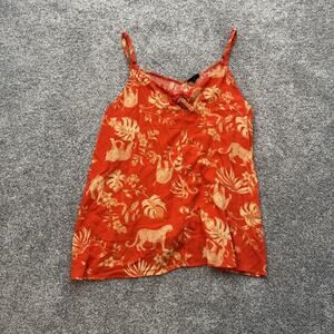Torrid Tank Top Womens 2 Animal Print Jungle Sleeveless Knot Front Cheetah